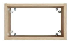 Wandregal Case | Eiche sägerau (Nachbildung) | Höffner