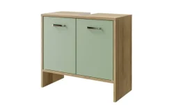 Waschbeckenunterschrank Dieksee | Salbeigrün, Eiche (Nachbildung)
