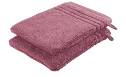 Waschhandschuh (16 x 21cm), 2er-Set Beere Soft Cotton