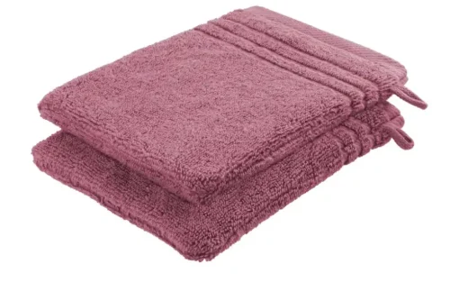 Waschhandschuh (16 x 21cm), 2er-Set Beere Soft Cotton