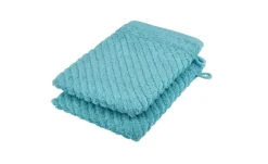 Waschhandschuh (16 x 21cm), 2er-Set Türkis 4006
