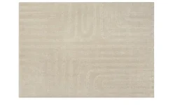 Webteppich Glance | Beige, Linien | Möbel Höffner