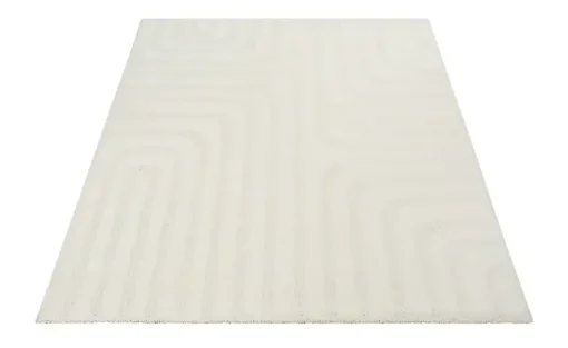 Webteppich Glance | Creme, Linien | Möbel Höffner