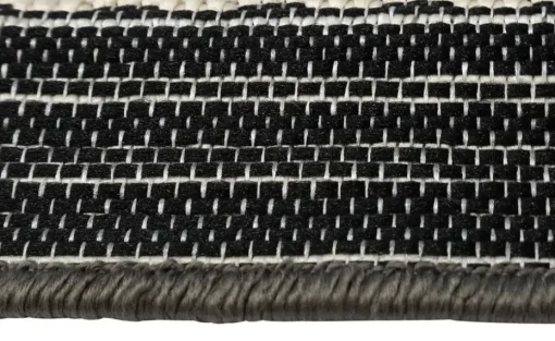Webteppich Scandinavian | 80x200 cm, Solid Bordüre
