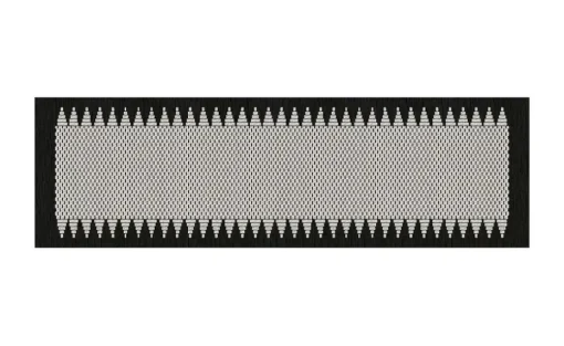 Webteppich Scandinavian | 80x200 cm, Solid Bordüre