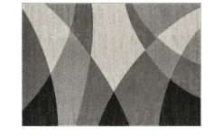 Webteppich Thales | Grau, Dunkelgrau, 80x140 cm