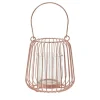 Windlicht mit Glaseinsatz | Rosa | Möbel Höffner