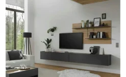 Wohnwand Cande | Anthrazit | Möbel Höffner