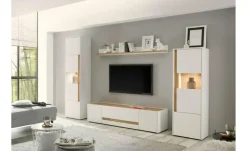 Wohnwand Cande | Eiche (Nachbildung) | Möbel Höffner