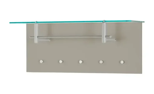 Wohnwert Garderobenpaneel Nicolo | Taupe, matt