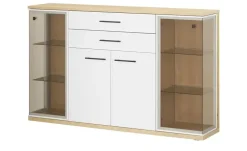 Wohnwert Highboard Carré | Weiß, Asteiche | Höffner
