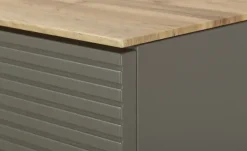 Wohnwert Hängeschuhschrank Helen  | Lavagrau, matt, Eiche (Nachbildung)