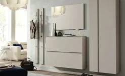 Wohnwert Hängeschuhschrank Nicolo | Sand, matt, 110 cm