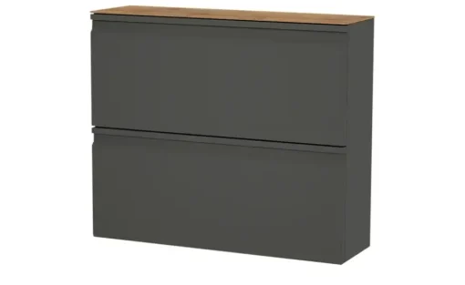 Wohnwert Hängeschuhschrank Leo | Anthrazit, matt