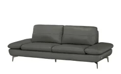 Wohnwert Ledersofa Amarena | 3, Dunkelgrau | Höffner