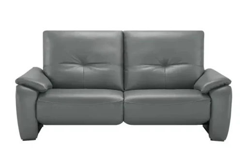 Wohnwert Sofa  aus Echtleder Halina | ohne, Anthrazit