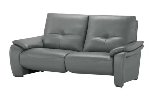 Wohnwert Sofa  aus Echtleder Halina | ohne, Anthrazit