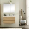 Wohnwert Spiegelschrank Capri | Eiche, Weiß | Höffner