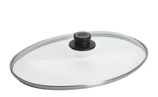 WOLL Sicherheitsglasdeckel | oval (38 x 28,4 cm)
