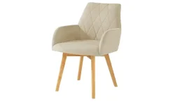 Woodford Armlehnstuhl Bristol | Creme, Webstoff