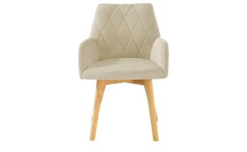 Woodford Armlehnstuhl Bristol | Creme, Webstoff