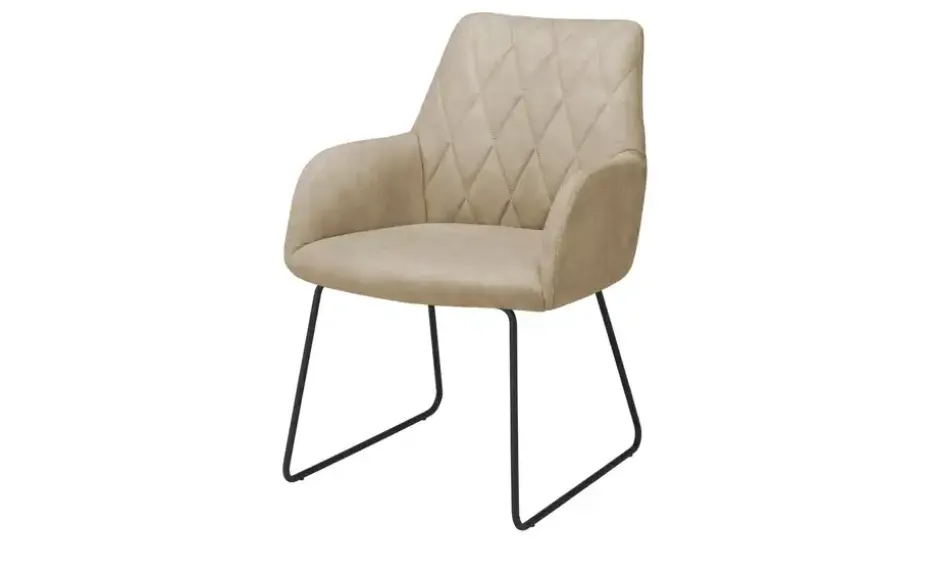 Woodford Armlehnstuhl Bristol | Sand, Mikrofaser