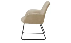 Woodford Armlehnstuhl Bristol | Sand, Mikrofaser