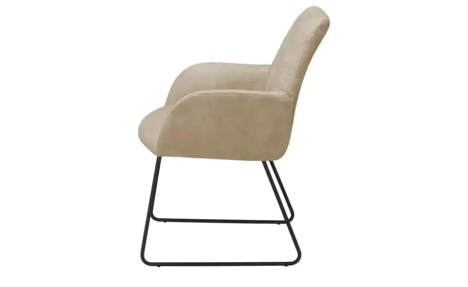 Woodford Armlehnstuhl Bristol | Sand, Mikrofaser