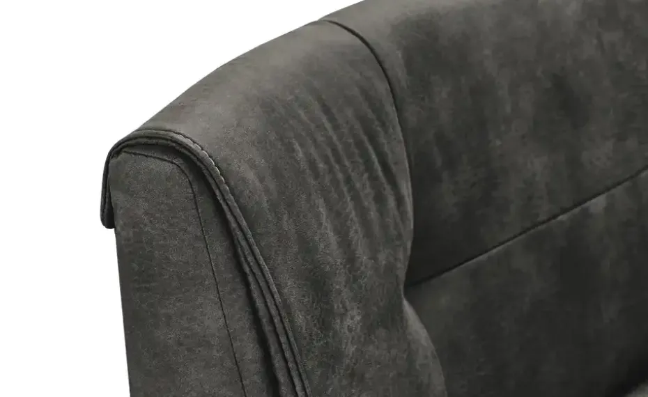 Woodford Eckbank massiv Alina | Anthrazit, ca, 155 x 225 cm