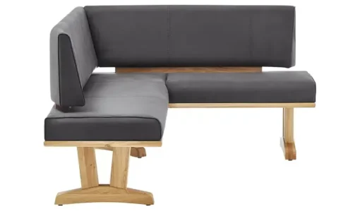 Woodford Eckbank  massiv Mila | Graphit, ca, 202 x 152 cm