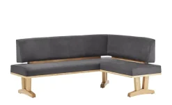 Woodford Eckbank  massiv Mila | Graphit, ca, 202 x 152 cm