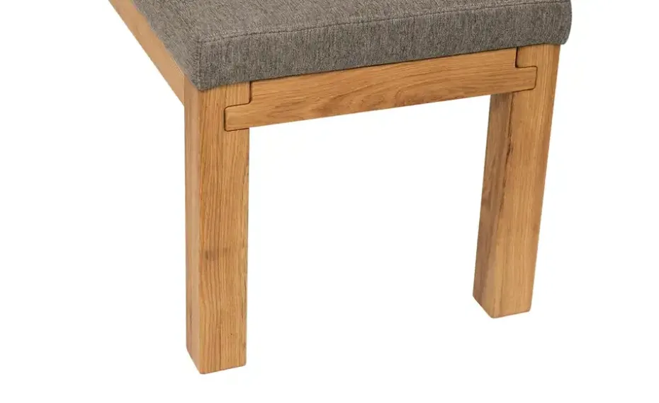 Woodford Eckbank massiv Melia | Braun, Eiche, geölt