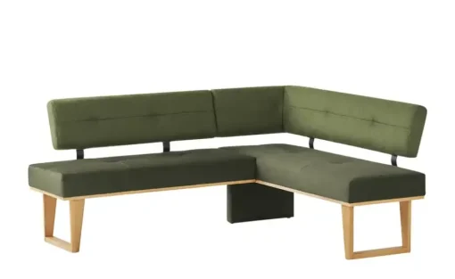 Woodford Eckbank  massiv Scala | Grün, ca, 192 x 167 cm