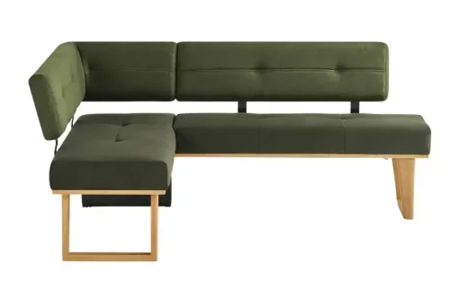 Woodford Eckbank  massiv Scala | Grün, ca, 167 x 192 cm