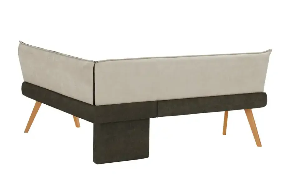 Woodford Eckbank Sunna | Grau, Beige, Buche, lackiert