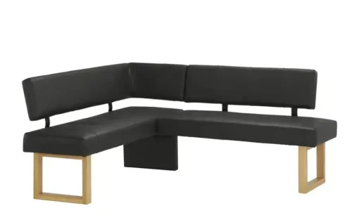 Woodford Eckbank Usedom | Schwarz, ca, 167 x 192 cm