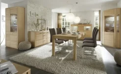 Woodford Eckvitrine Dio | Eiche bianco | Möbel Höffner