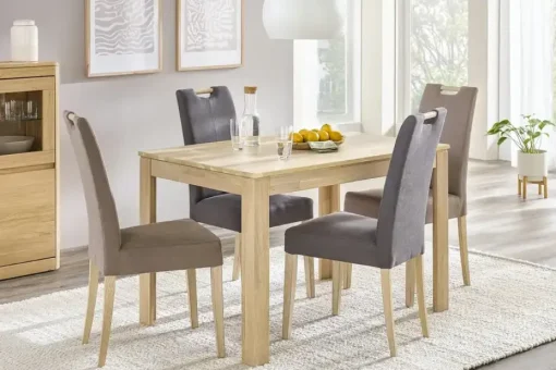 Woodford Esstisch Gerd | Eiche Sonoma, lackiert, 120 cm