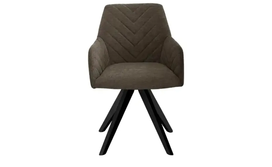Woodford Esszimmerstuhl Delhi | Braun, Webstoff