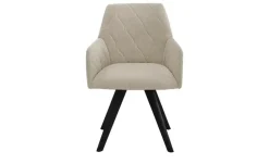 Woodford Esszimmerstuhl Damask | Beige, Webstoff