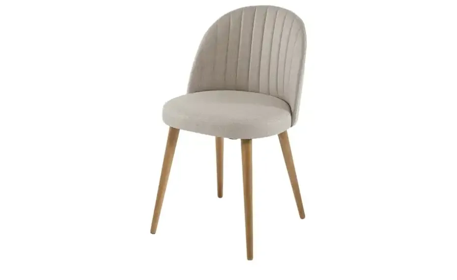 Woodford Esszimmerstuhl Diva | Flachgewebe, Beige