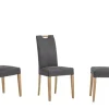 Woodford Esszimmerstuhl Gabi 4 | Anthrazit, Eiche, Natur