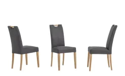 Woodford Esszimmerstuhl Gabi 4 | Anthrazit, Eiche, Natur
