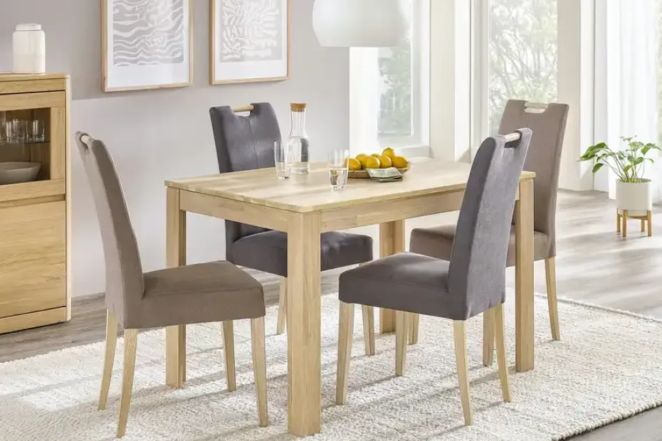 Woodford Esszimmerstuhl Gabi 4 | Anthrazit, Eiche