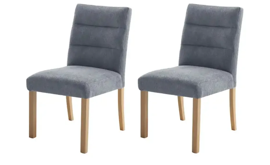 Woodford Esszimmerstuhl im 2er Set Tabby | Anthrazit, Buche
