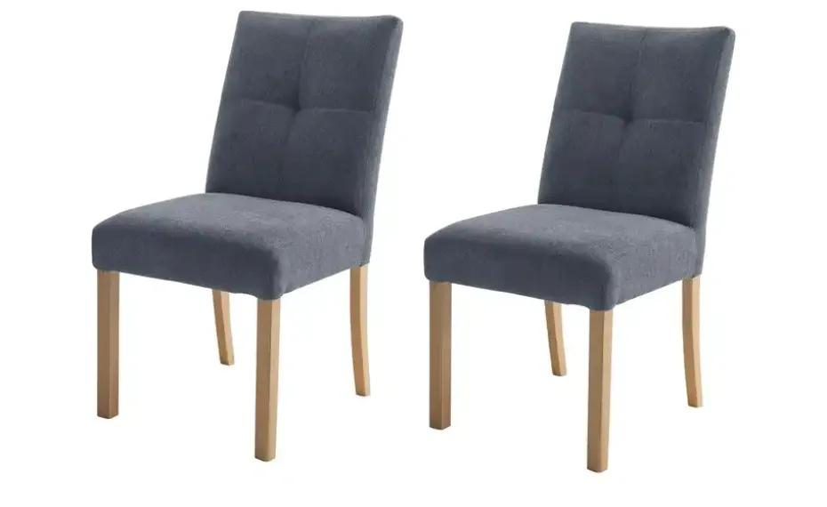 Woodford Esszimmerstuhl im 2er Set Tabby | Anthrazit, Buche