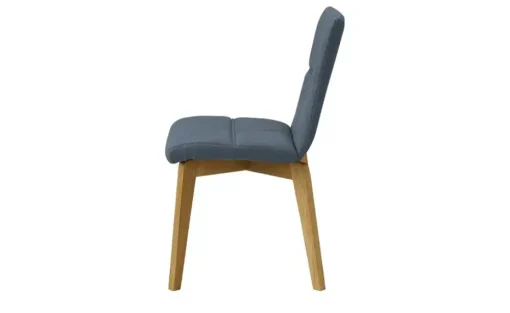 Woodford Esszimmerstuhl mit Steppung Anni | Blau, ohne