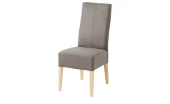 Woodford Esszimmerstuhl mit Massivholzgestell Simone | Taupe, Buche, Natur