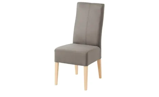 Woodford Esszimmerstuhl mit Massivholzgestell Simone | Taupe, Buche, Natur