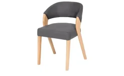 Woodford Esszimmerstuhl mit Design Gestell Marion | Anthrazit